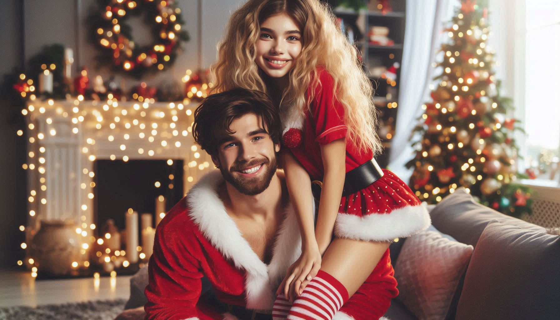 male model,naughty santa, photoshoots 2026 tree, cute teen, blonde girl, cute girl,